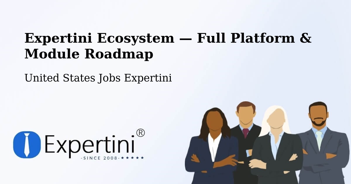 Expertini Ecosystem — Full Platform & Module Roadmap – Saint Augustine